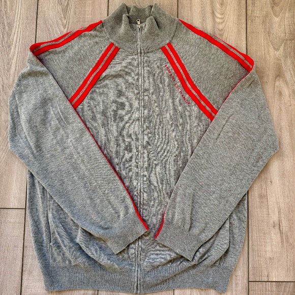 A/X- Armani Exchange Men's Zip-Up Knit Sweater - Picture 1 of 7